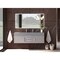 Castello Usa Nile 60" Wall Mounted Gray Vanity With Gray Top And Brushed Nickel Handles CB-MC-60G-BN-2053-GR - alternate 3